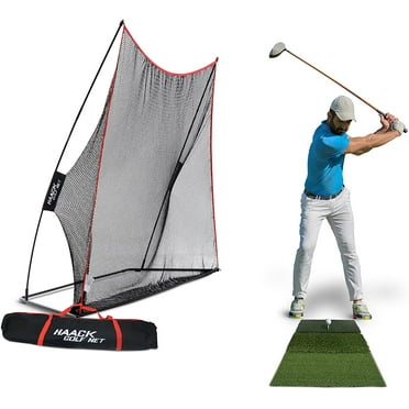 Athletic Works Large Golf Training Net W/Hitting Mat - Walmart.com