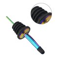 thumbnail image 2 of AMERTEER Kitchen 2pcs Wine Pourer Reusable Pourer Dustproof Stainless Steel Pouring Tool for Home Pub  Bronze, 2 of 9