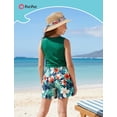 thumbnail image 4 of Conjunto de ropa PATPAT para niñas de verano, tallas 9-10, color verde, 4 of 7