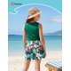 thumbnail image 4 of Conjunto de ropa PATPAT para niñas de verano, tallas 9-10, color verde, 4 of 7