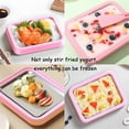 thumbnail image 2 of Ice Cream Frozen Yogurt Machine Stainless Steel Fried Ice Tray, 2 of 5