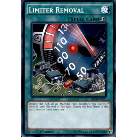 Yugioh Machine Reactor Structure Deck Limiter Removal Sr03 En028