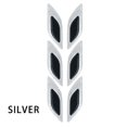 thumbnail image 1 of Autocollant Réfléchissant de Protection de Capot d'Aile de Voiture 6PCS (Argent), 1 of 3
