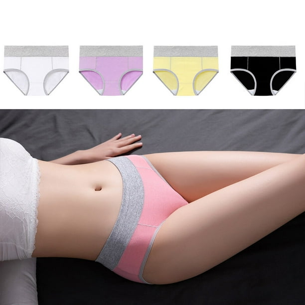 M/L/XL Panties with Wide Breathable Crotch for Added Protection