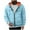 Sky Blue, variant on Mens Zip up Hoodie Fleece Comfy Athletic Hooded Sweatshirt with Pockets Tactical Outdoor Casual Jackets New Light Jackets for Men Dressy Navy M