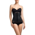 thumbnail image 1 of Perfectly Curvy, Women's Firm Control Strapless Waist Cincher-Endless Black, 1 of 6