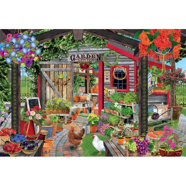 Rompecabezas Ceaco Tracy Flickinger The Garden Center, 2000 piezas