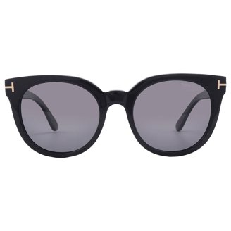 Tom Ford FT0940 01B Cara Plastic Shiny Black Grad Smoke 56  display picture 2