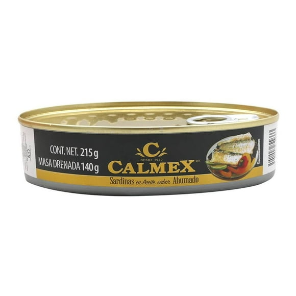 Sardinas Calmex en aceite sabor ahumado 215 g