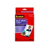 Scotch Self-Seal Laminating ID Clip Pouches, 2.5" x 3.5", 25 Count