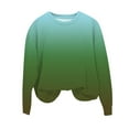 thumbnail image 5 of Girls Sweatshirts Pullover Tops, Ombre Color Crewneck Sweatshirts for Teen Girl Boy, Cute Kids Long Sleeve Blouse, 1-14Y, 5 of 7
