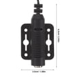 thumbnail image 6 of Pretyzoom Acoustic Guitar Pickups Sound Capture Rubber Black 1Set, 6 of 7