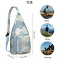 thumbnail image 3 of Exotic Tribal Sling Backpack - Rustic Earthy Crossbody Bag for Hiking, Mountain Climbing & Daily Use, 3 of 4