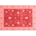 thumbnail image 1 of Ahgly Company Machine Washable Indoor Rectangle Oriental Red Traditional Area Rugs, 2' x 5', 1 of 4