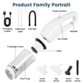 thumbnail image 5 of MINKUROW Handheld Vacuum for Pet Hair - Hand Car Vacuum Cordless Rechargeable with High Power Suction,Portable Vacuum with Large-Capacity Battery,Mini Vacuum for Car/Home (White), 5 of 5