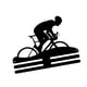 thumbnail image 5 of Perchero para exhibir medallas, montado en la pared, para carreras deportivas, premios Black Iron ciclo, 5 of 9