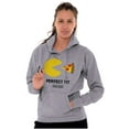 thumbnail image 4 of Funny PACMAN Perfect Fit Pizza Unisex Plus Size Hoodie Brisco Brands 2X, 4 of 5
