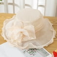 thumbnail image 4 of cpengpj Ladies Sun Hat Kentucky Jockey Club, Tea Party Accessories for Women Hats for Derby Day Wedding Tea Cocktail Party Sun, 4 of 6