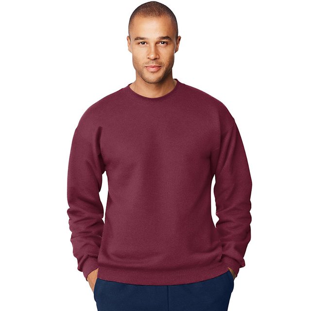 Hanes Adult Patented Low-Pill Fleece Sweatshirt