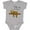 AC-Heather Grey, variant on Chillin with Papa Sloth Cute Boys Baby Bodysuit