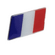 thumbnail image 3 of Insignia de aluminio con la bandera de Francia para parrilla de coche, pegatina decorativa universal, 3 of 5