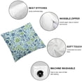 thumbnail image 4 of BANET  Ultra Soft Floral Print Pillowcases Hotel Quality Microfiber, Soft and Smooth Envelope Closure White, 4 of 5