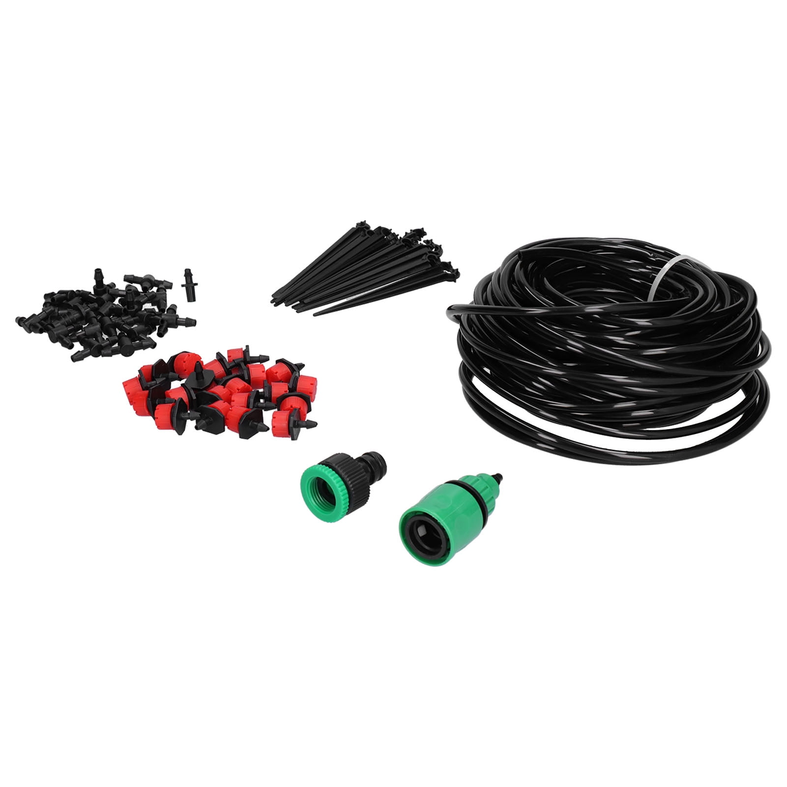 Suodoka 65.6 ft (20m) Automatic Drip Irrigation Kit with Adjustable Drippers, 63-Piece Garden Watering System for Home Potted Plants and Flowerbeds