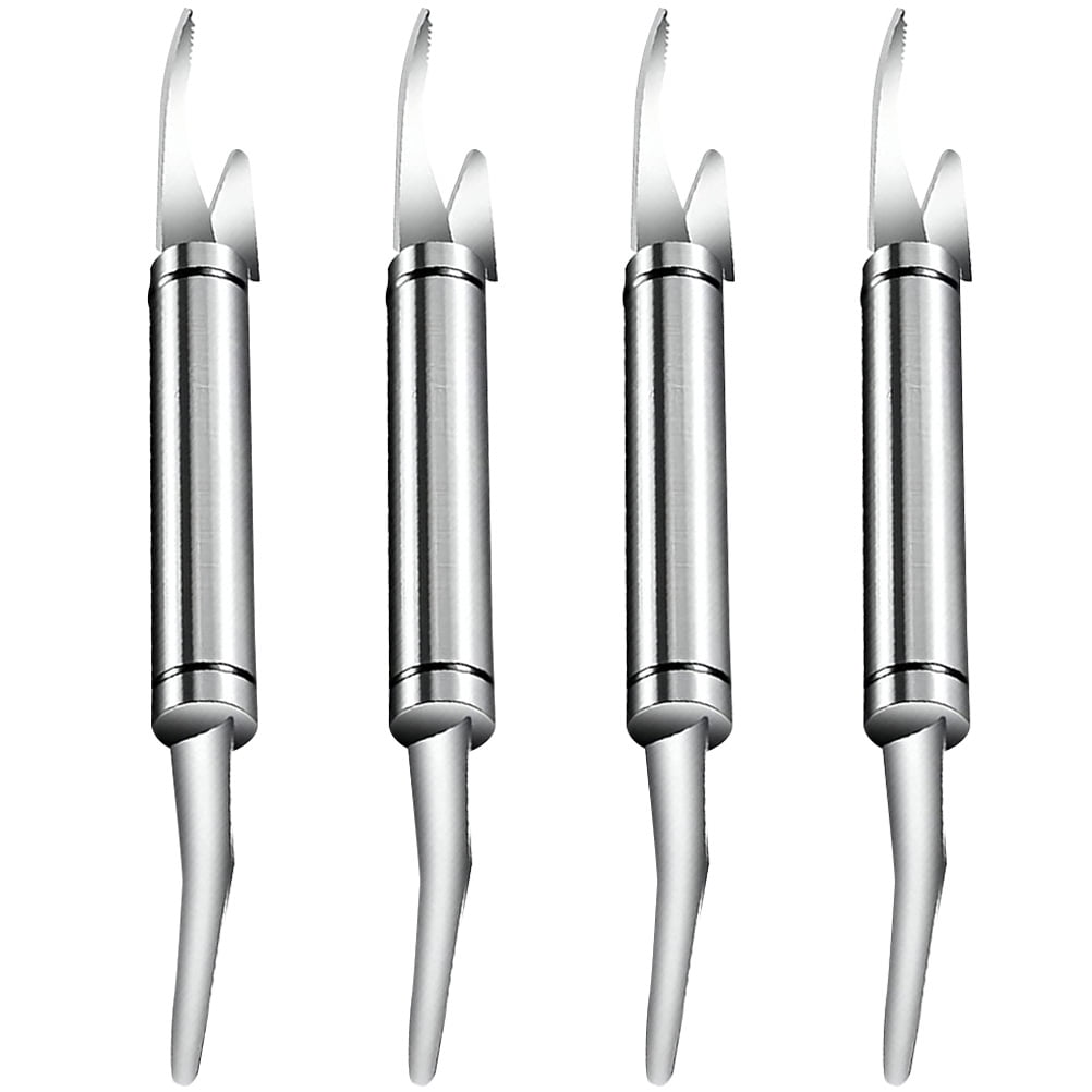 HOMEMAXS 4Pcs Fish Maw Peelers Shrimp Deveiner Tools Professional