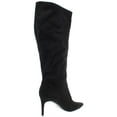 thumbnail image 2 of Steve Madden Womens Kimari Faux Suede Tall Dress Boots Black 7.5 Medium (B,M), 2 of 2