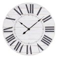 thumbnail image 1 of Estelle French Country Wall Clock with Shiplap Face, 1 of 1