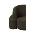 thumbnail image 5 of Meridian Furniture Principessa Brown Boucle Fabric Chair, 5 of 15