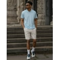 thumbnail image 4 of COOFANDY Men's Summer Beach Shorts Lightweight Stretch Waistband Shorts Linen Hawaiian Shorts, 4 of 6