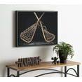 thumbnail image 6 of DesignOvation Sylvie Vintage Lacrosse Sticks Framed Canvas By Shawn St. Peter, 18x24 Dark Grey, Transitional Sports Wall Decor For Office, Bedroom, Or Living Room, 6 of 7