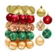 thumbnail image 3 of 30 bolas navideñas irrompibles de 2,36 pulgadas, surtido de adornos decorativos para fiestas de año Nuevo en interiores y exteriores., 3 of 9