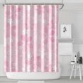 thumbnail image 2 of 72" x 84" Floral and Hummingbird Shower Curtain Waterproof Fade-Resistant Machine Washable Bathroom Drape, 2 of 3