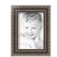 thumbnail image 2 of ArtToFrames 5" x 7" Antique Silver Picture Frame, 5x7 inch Silver Wood Poster Frame (WOM-4562), 5 Pack, 2 of 7