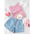 thumbnail image 3 of Lucy And Julie Happy Mother's Day! T-Shirt Toddler -Electural Designs,  5 Toddler, 3 of 4