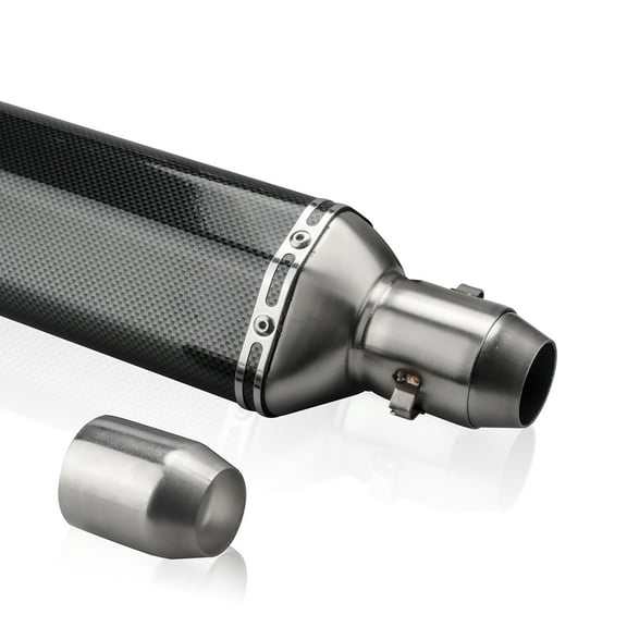 Motorcycle exhaust Tube,Bike Resistant Atv Inlet Muffler Slip On Tail Tube Muffler Pipes Style Tail Pipes Slip Tube Resistant Atv Dirt Fiber Style Slip Carbon Muffler Temperature Atv