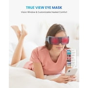 RENPHO Heated Eye Massager Ture View Adaptive Temple Massage for Eye Relax, Improve Eye Blood Circulation