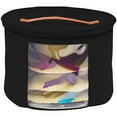 thumbnail image 1 of MesaSe GUSTVEHat Box Large Capacity Felt Hat Storage Container  Foldable Dust Storage Bag With Visual Window Men‘s Women‘s Black, 1 of 11