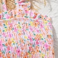 thumbnail image 4 of Hienoo Little Girls Floral Smocked One-Piece Swimsuit Quick Drying UPF50+ Bathing Suit, 4 of 6