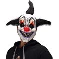 thumbnail image 2 of Máscara de payaso de látex aterradora de Halloween para adultos, máscara de mago con pelo, adecuada para cosplay, espectáculo, baile de disfraces, accesorios de disfraces adecuados para Halloween, fi, 2 of 5