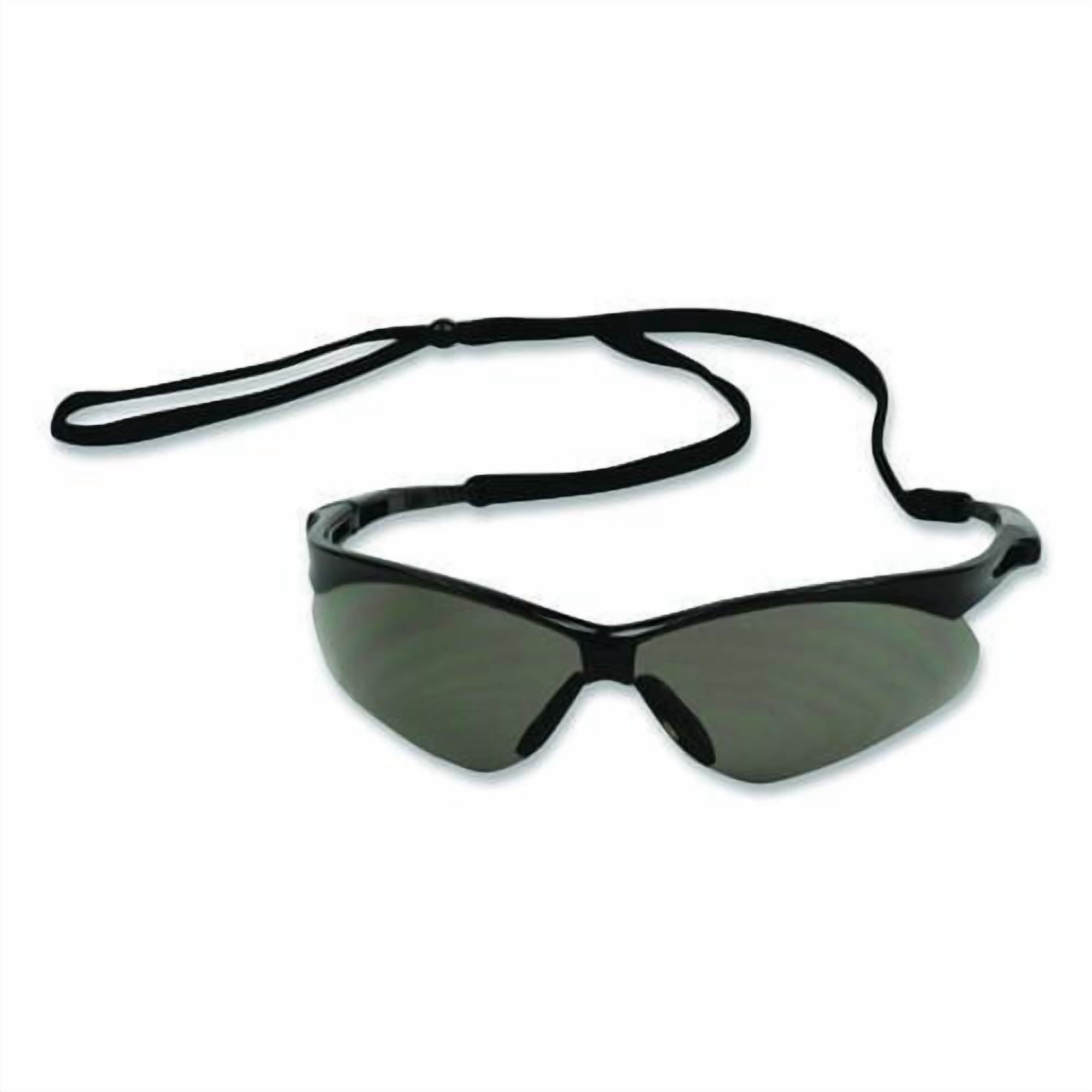 Anser Optical Safety Glasses, Black Frame, Gray Lens | Bundle of 5
