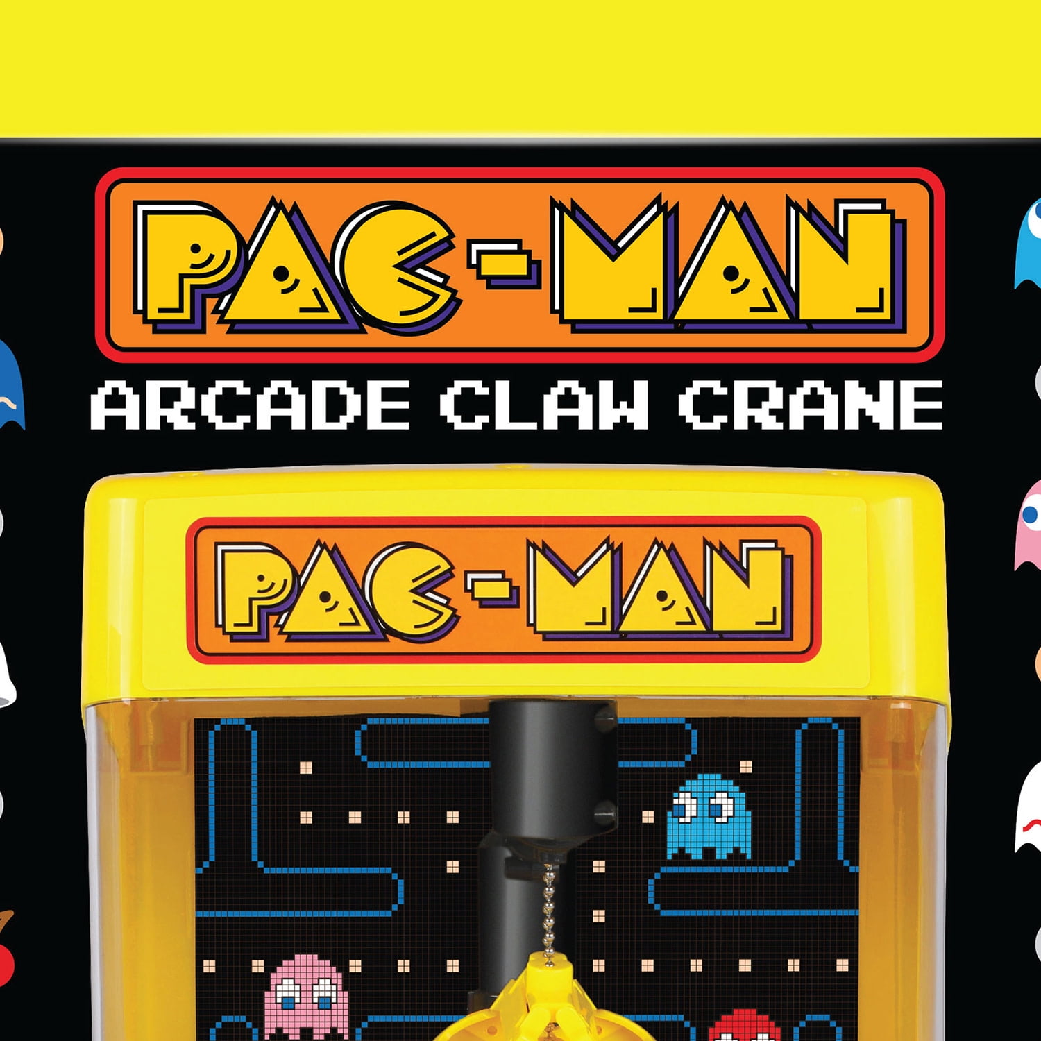 Pac-Man Arcade Claw Crane Core Series, Tabletop Game, Dual Joystick, Licensed Toy, Ages 4+, Multicolor, 1 Piece