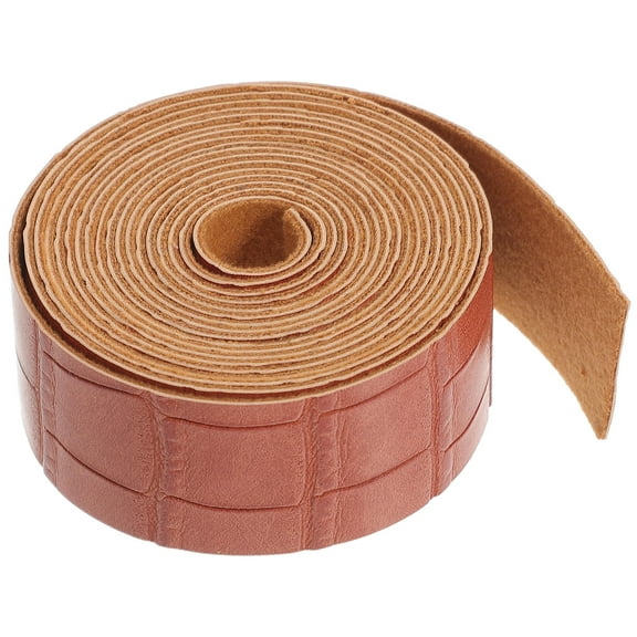 HORIALENCE Leather Item Making Accessories 1 Roll Diy Craft Leather Strap For Decorative Hat Band