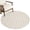 Cream, variant on Small Round Rug 3Ft, Color Polka Dot Non-Slip Washable Circle Rugs Carpet, Modern Simple Geometric Linen Texture Indoor Outdoor Rug Floor Mats Throw Runner for Bedroom Living Room Bathroom