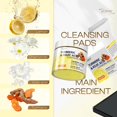 thumbnail image 2 of Turmeric Kojic Acid Exfoliating Cleansing Pads - Gentle Cleansing Brightens Skin Reduces Dark Spots Suitable for Sensitive Skin, 2 of 3
