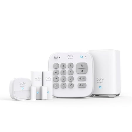 eufy 5-Piece Home Security Kit with Homebase 2, Keypad, Motion Sensor, Entry Sensors