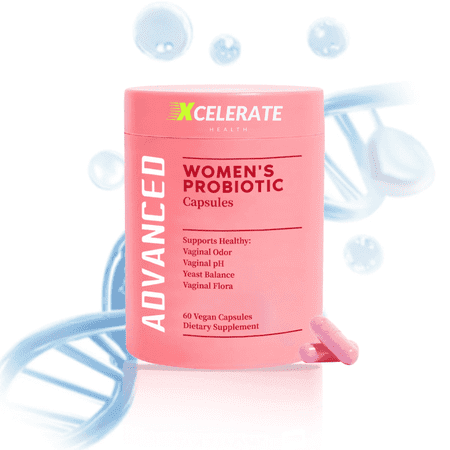 Floral Probiotic for Women – Vaginal Flora & PH Balance Support | Feminine Health & Support| 60 Capsules by Xcelerate Health