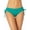 Teal, variant on ANNE COLE Women's Teal Stretch Ruched Tie Lined Adjustable Full Coverage Bikini Swimsuit Bottom L